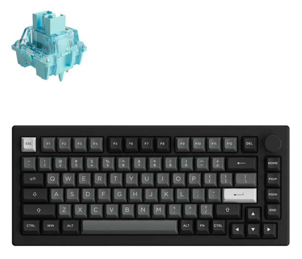 Akko Black & Silver 5075B Plus - V3 Cream Blue Pro - 1289379 - zdjęcie 2